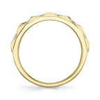 0.26CT 14K Y/G DIAMOND LADY'S BAND