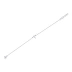 0.03CT 14K W/G DIAMOND DRAGONFLY MATTE BRACELET