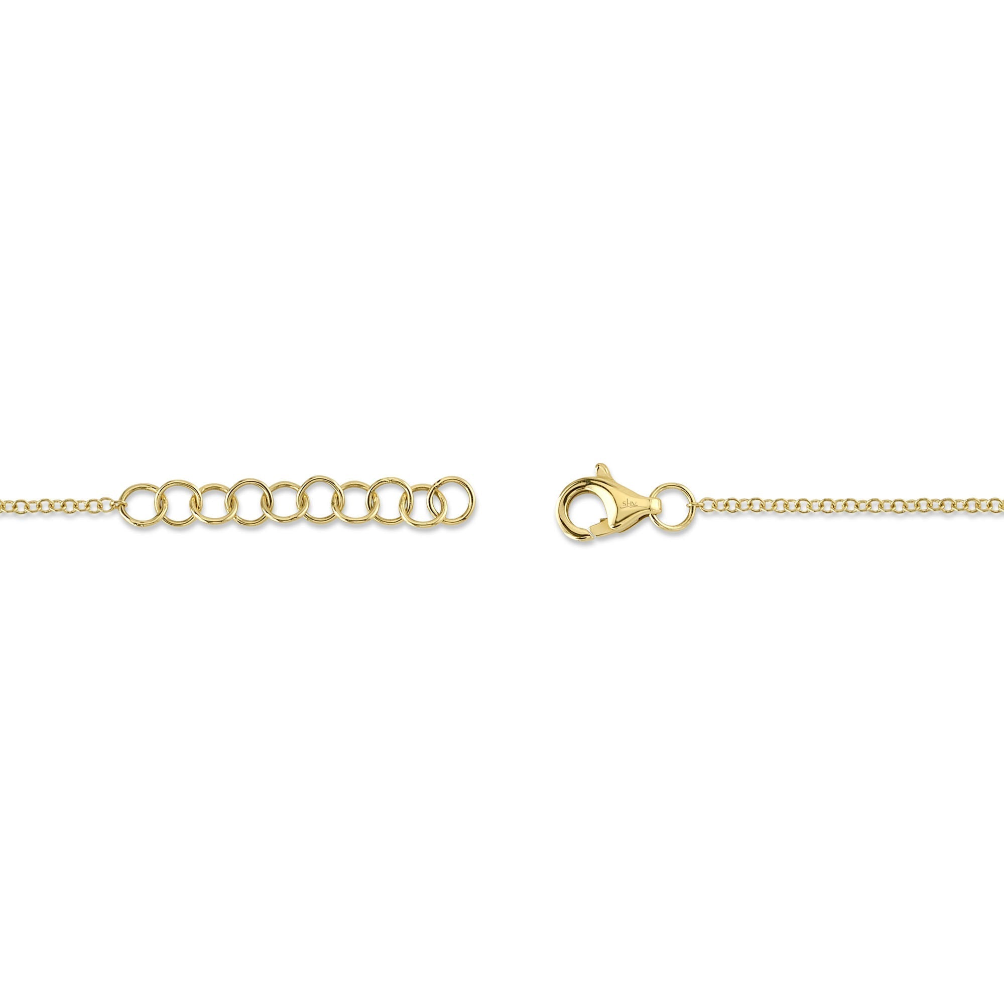 0.03CT 14K Y/G DIAMOND DRAGONFLY MATTE BRACELET
