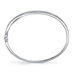 1.64CT 14K W/G DIAMOND BRIDGE BANGLE