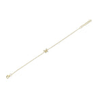 0.08CT 14K Y/G DIAMOND BUTTERFLY BRACELET