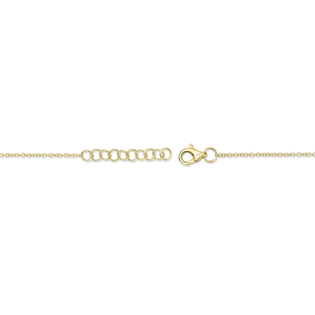 0.11CT 14K Y/G DIAMOND STAR OF DAVID BRACELET