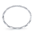 1.95CT 14K W/G DIAMOND LINK BANGLE