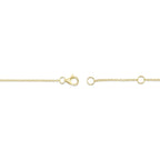 0.60CT 14K Y/G DIAMOND BEZEL NECKLACE