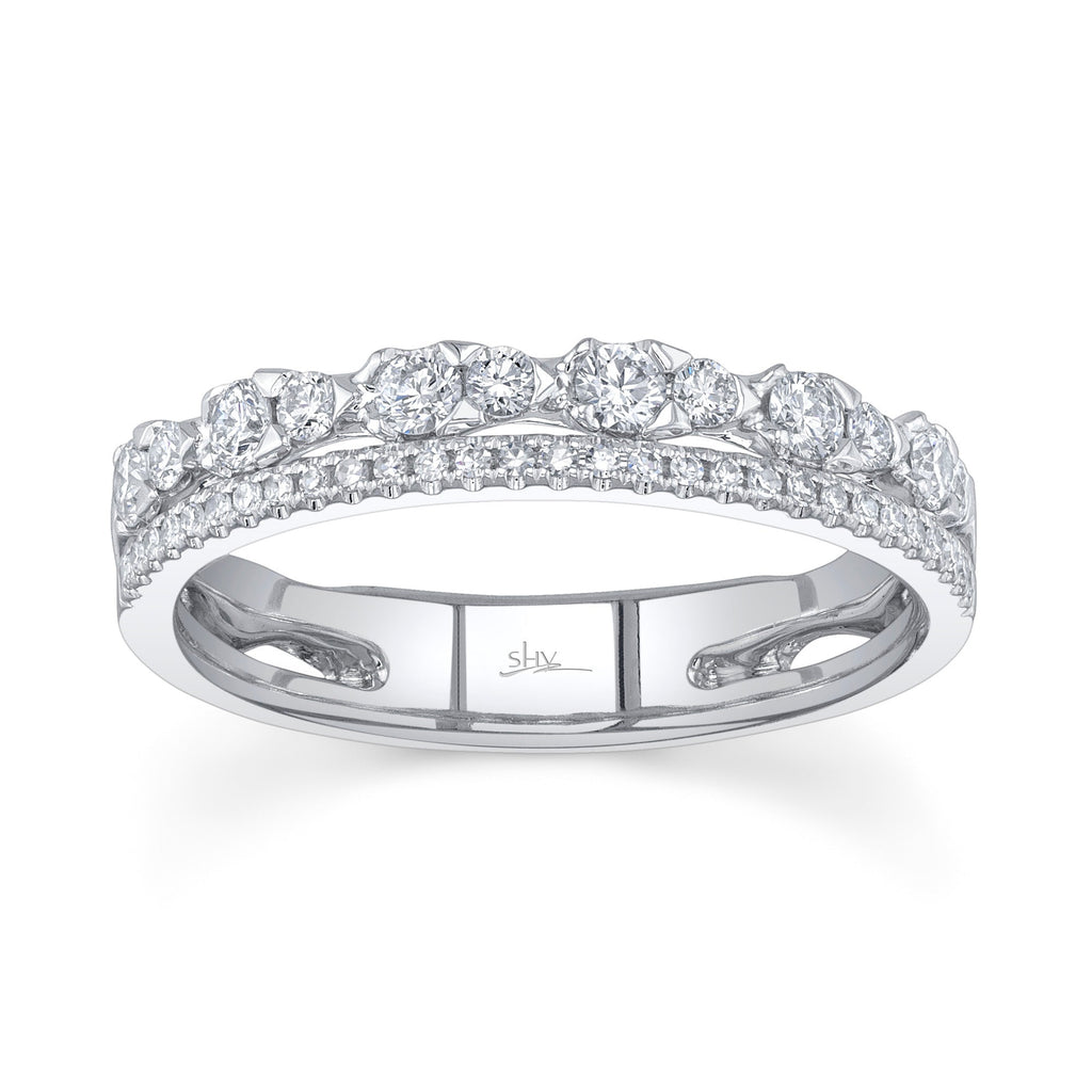 0.43CT 14K W/G DIAMOND LADY'S RING