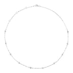 0.20CT 14K W/G 18" DIAMONDS BY THE YARD SPARKLE CHAIN NECKLACE