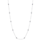 0.20CT 14K W/G 18" DIAMONDS BY THE YARD SPARKLE CHAIN NECKLACE