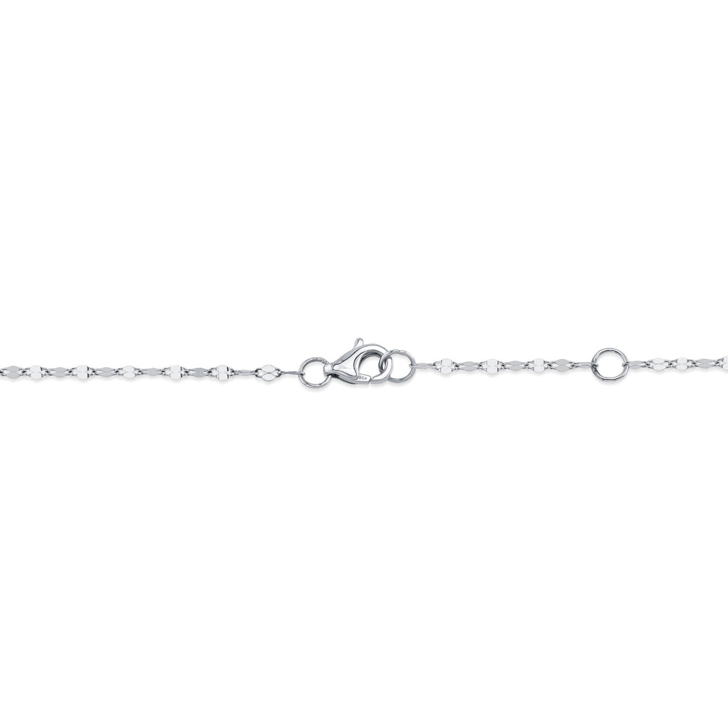 0.20CT 14K W/G 18" DIAMONDS BY THE YARD SPARKLE CHAIN NECKLACE