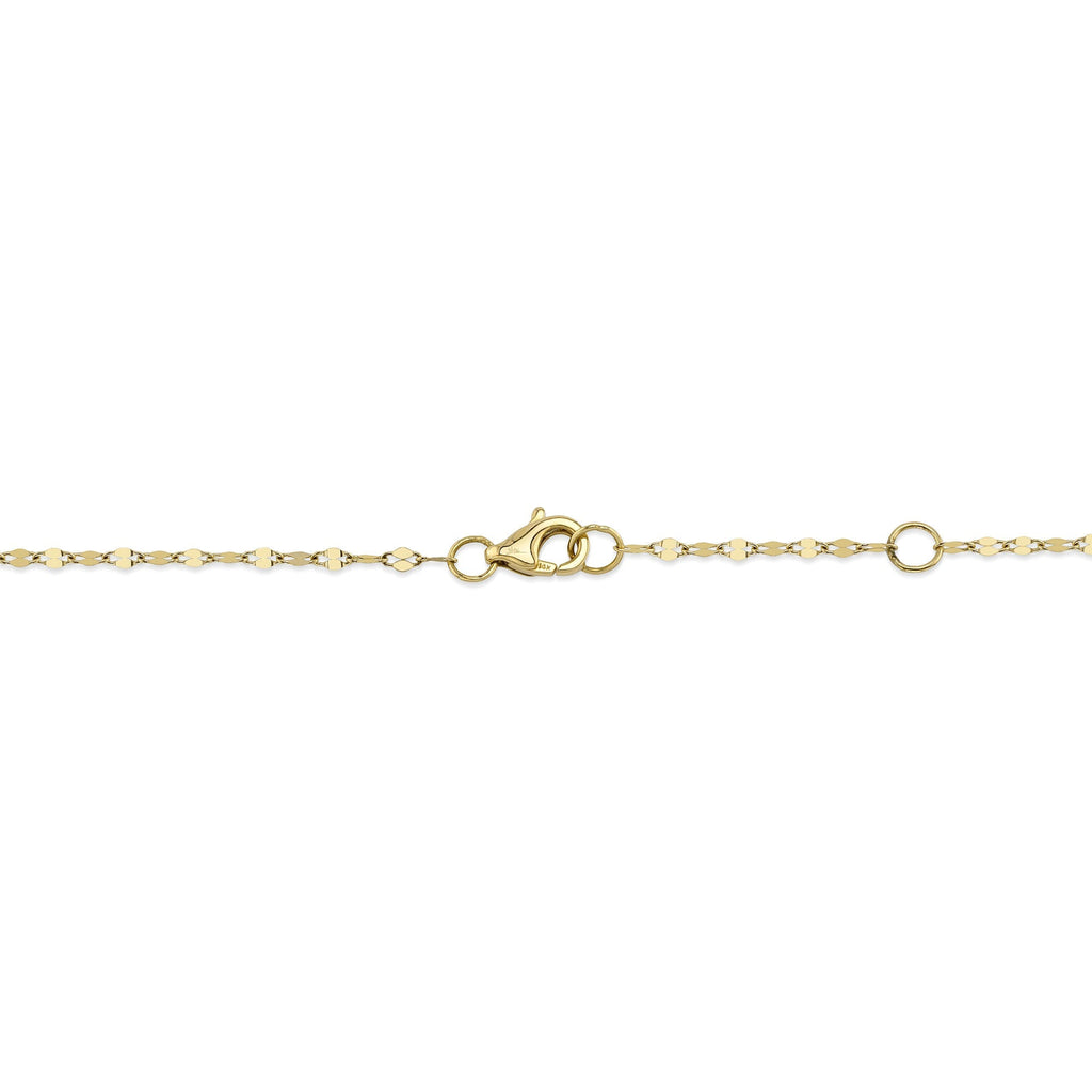 0.20CT 14K Y/G 18" DIAMONDS BY THE YARD SPARKLE CHAIN NECKLACE