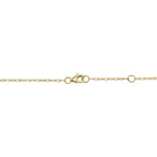 0.20CT 14K Y/G 18" DIAMONDS BY THE YARD SPARKLE CHAIN NECKLACE