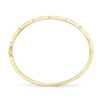 0.09CT 14K Y/G DIAMOND BANGLE