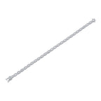 1.53CT 14K W/G DIAMOND BAGUETTE TENNIS BRACELET
