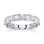 0.29CT 14K W/G DIAMOND BAGUETTE BAND