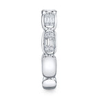 0.29CT 14K W/G DIAMOND BAGUETTE BAND