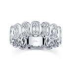 0.50CT 14K W/G DIAMOND BAGUETTE BAND