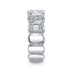 0.50CT 14K W/G DIAMOND BAGUETTE BAND