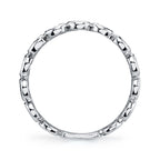 0.50CT 14K W/G DIAMOND BAGUETTE BAND