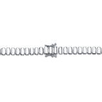 3.07CT 14K W/G DIAMOND BAGUETTE NECKLACE
