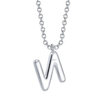 0.11CT 14K W/G DIAMOND PAVE NECKLACE - INITIAL N