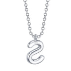 0.09CT 14K W/G DIAMOND PAVE NECKLACE - INITIAL S