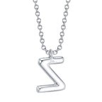 0.10CT 14K W/G DIAMOND PAVE NECKLACE - INITIAL Z