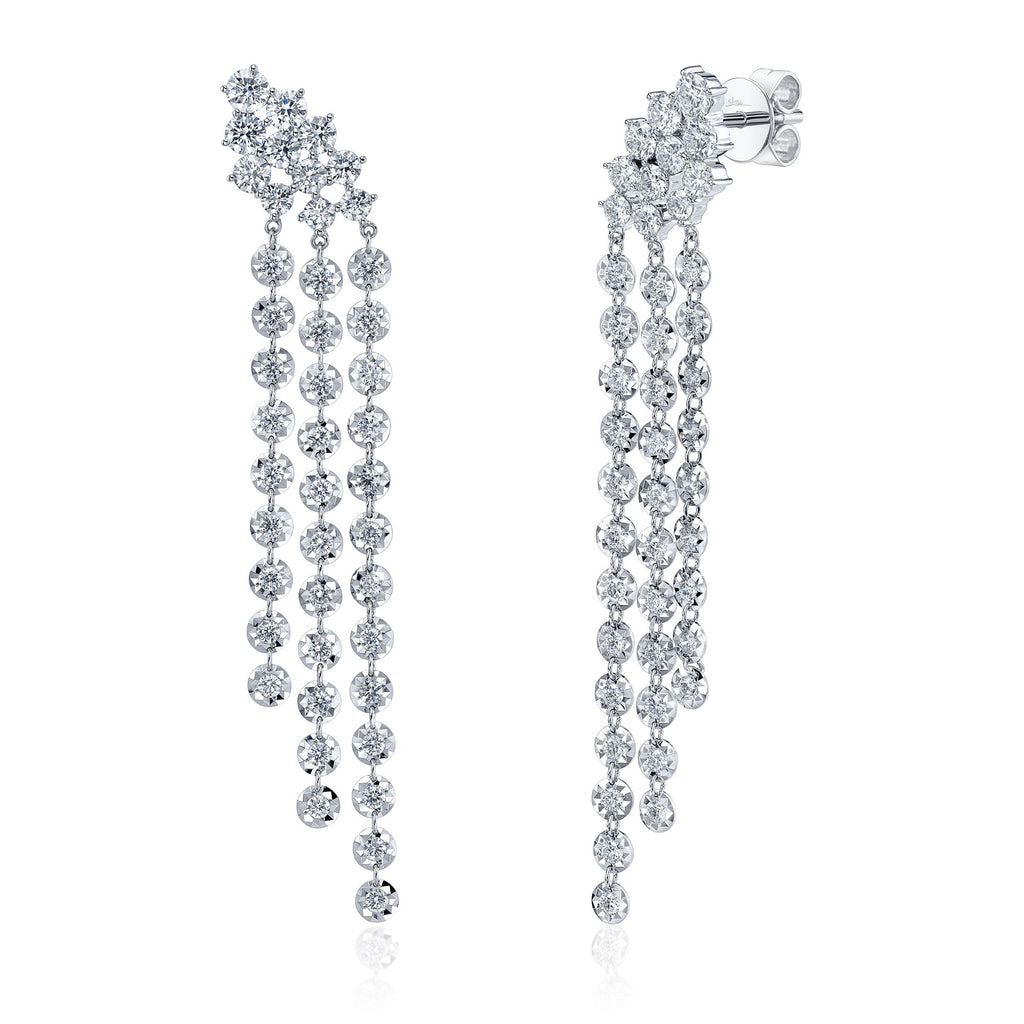 2.36CT 14K W/G DIAMOND EARRING