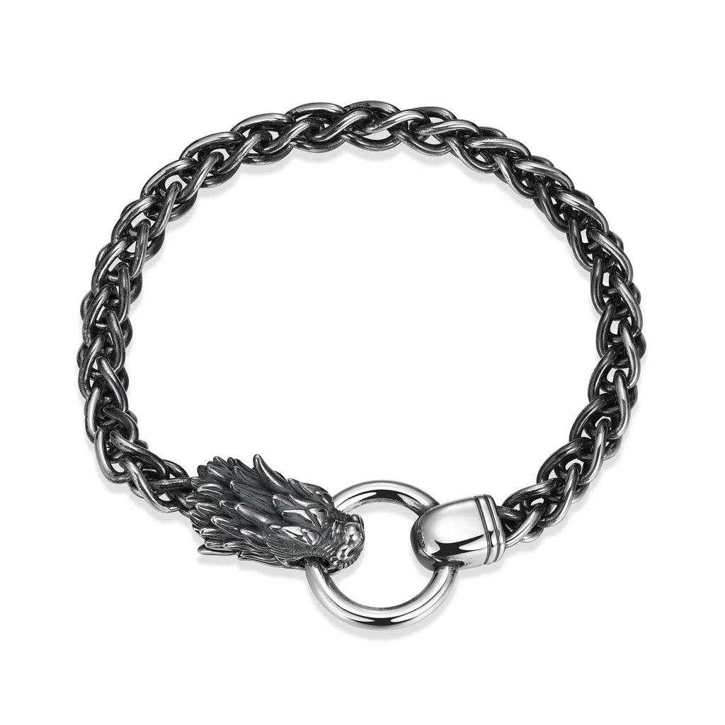 UB0043 - Dark Reign Oxidized Finish Sterling Silver Bracelet