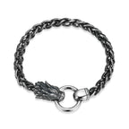 UB0043 - Dark Reign Oxidized Finish Sterling Silver Bracelet