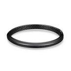 UB0059 - Eclipse Gunmetal Finish Sterling Silver Bracelet