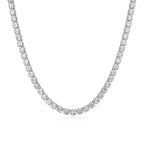 UN0051 - Basic White Sapphire Tennis Necklace