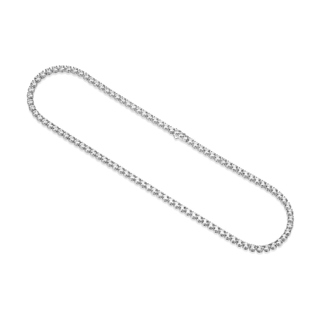 UN0051 - Basic White Sapphire Tennis Necklace