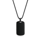 UN0065 - Eclipse Gunmetal Rhodium Finish Sterling Silver Necklace