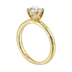 14Kt Yellow Semi Mount For 2Ct Round Center