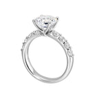 14Kt White Semi Mount 5/8Ctw For 2Ctw Round Center