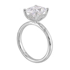 14Kt White Semi Mount 1/15Ctw For 2Ctw Radiant Center