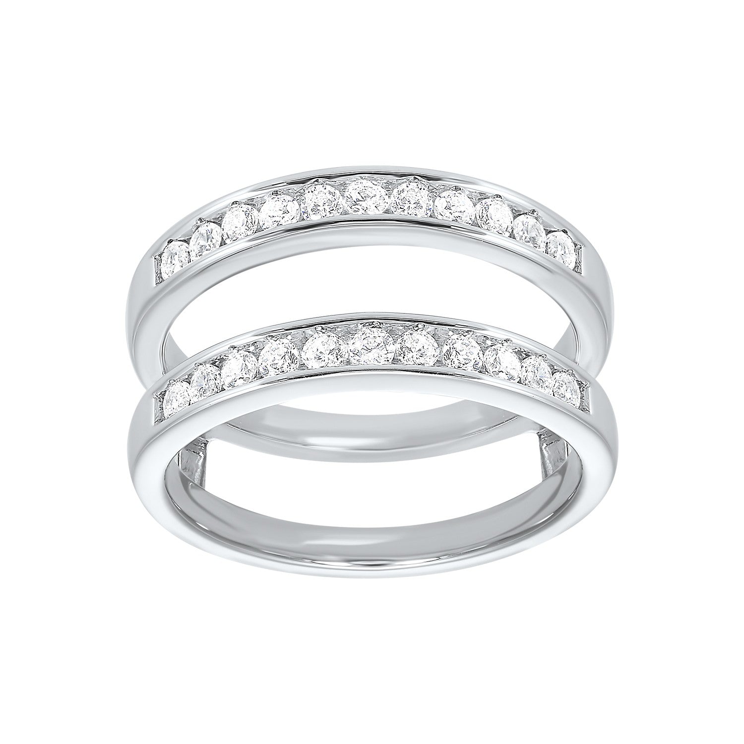 14Kt White Gold Diamond 3/8Ctw Ring
