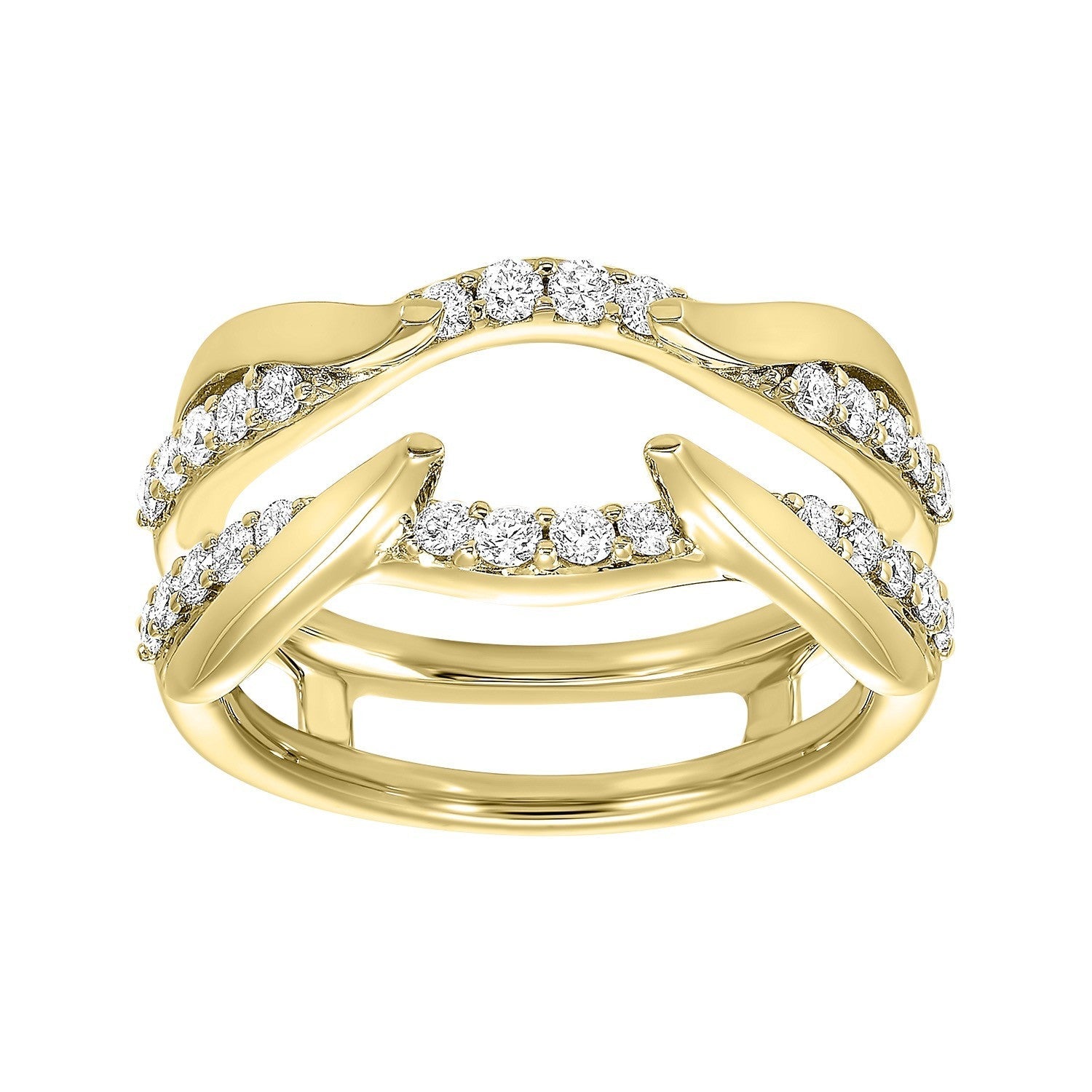 14Kt Yellow Gold Diamond 1/2Ctw Ring