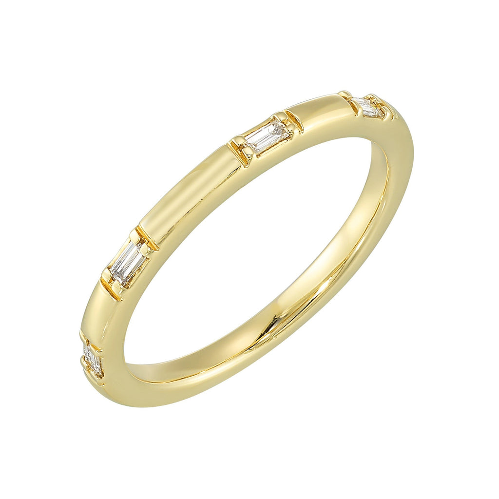 14Kt Yellow Gold Diamond 1/10Ctw Ring