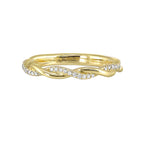 14Kt Yellow Gold Diamond 1/10Ctw Ring