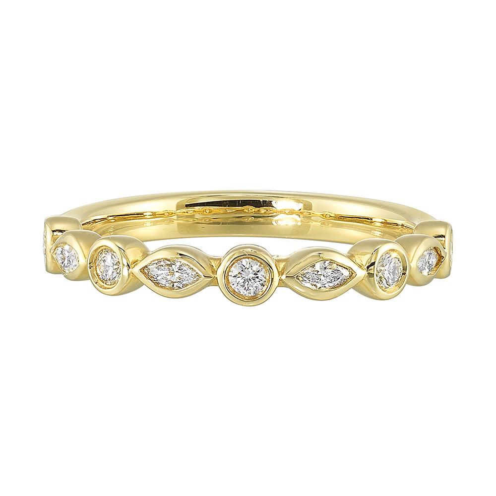 14Kt Yellow Gold Diamond 1/3Ctw Ring