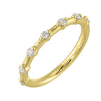14Kt Yellow Gold Diamond 1/5Ctw Ring