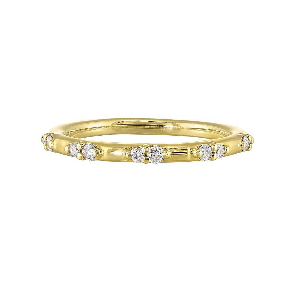 14Kt Yellow Gold Diamond 1/7Ctw Ring