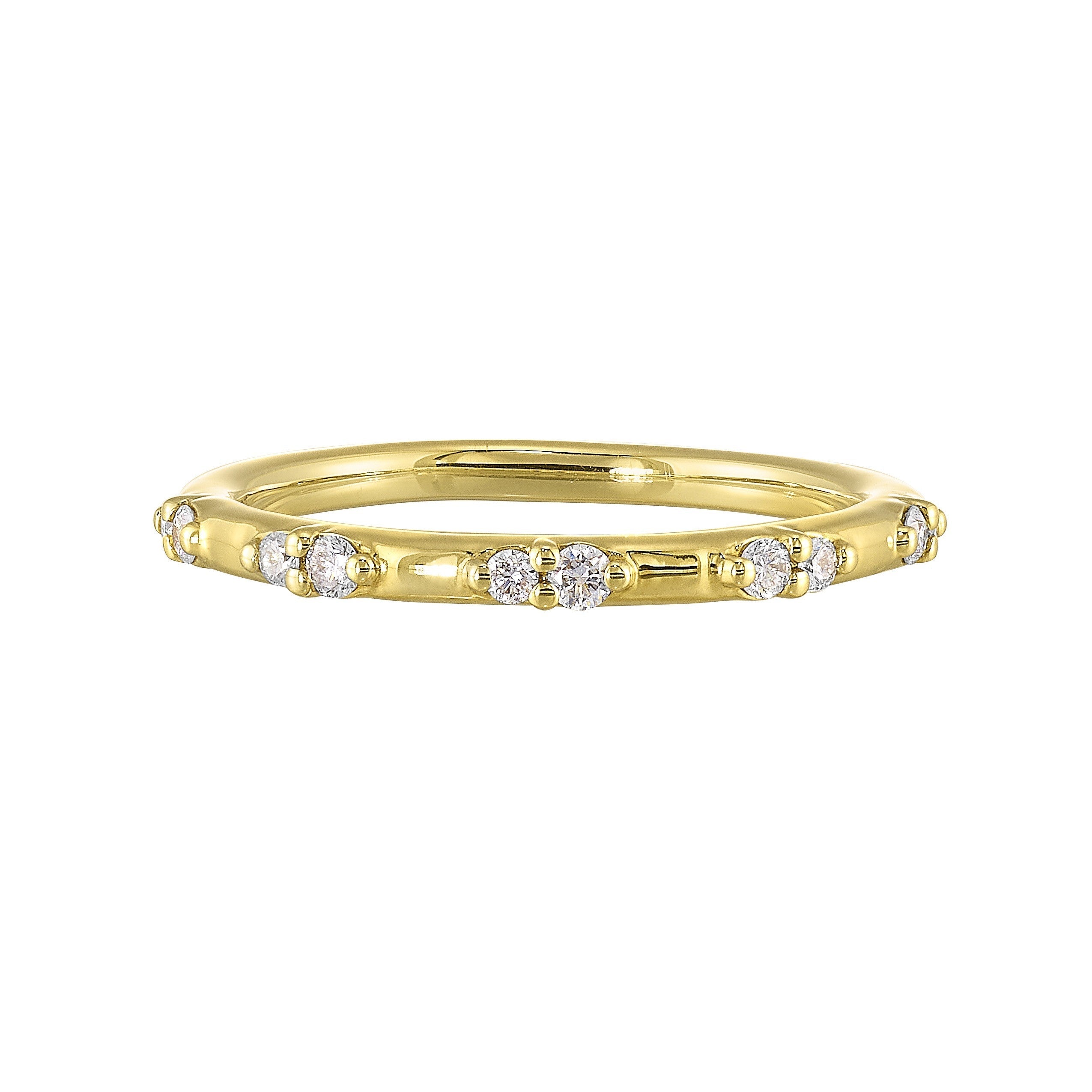 14Kt Yellow Gold Diamond 1/7Ctw Ring