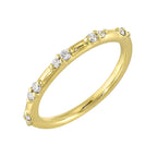 14Kt Yellow Gold Diamond 1/7Ctw Ring