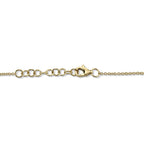 0.04CT 14K Y/G DIAMOND PAVE HEART BRACELET