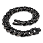 Black Stainless Steel 14mm Chain - 9 Inch
