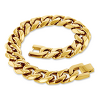 Gold Stainless Steel 14mm Chain - 9 Inch