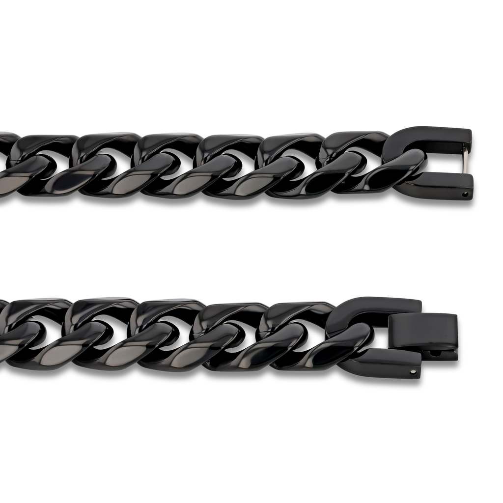 Black Stainless Steel 14mm Chain - 9 Inch