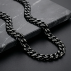 Black Stainless Steel 14mm Chain - 22 Inch