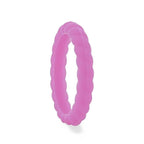 ALEXANDRA Stackable Twist Silicone Ring for Women Lilac Comfort Fit Hypoallergenic Thorsten - 2mm - Thorsten Rings